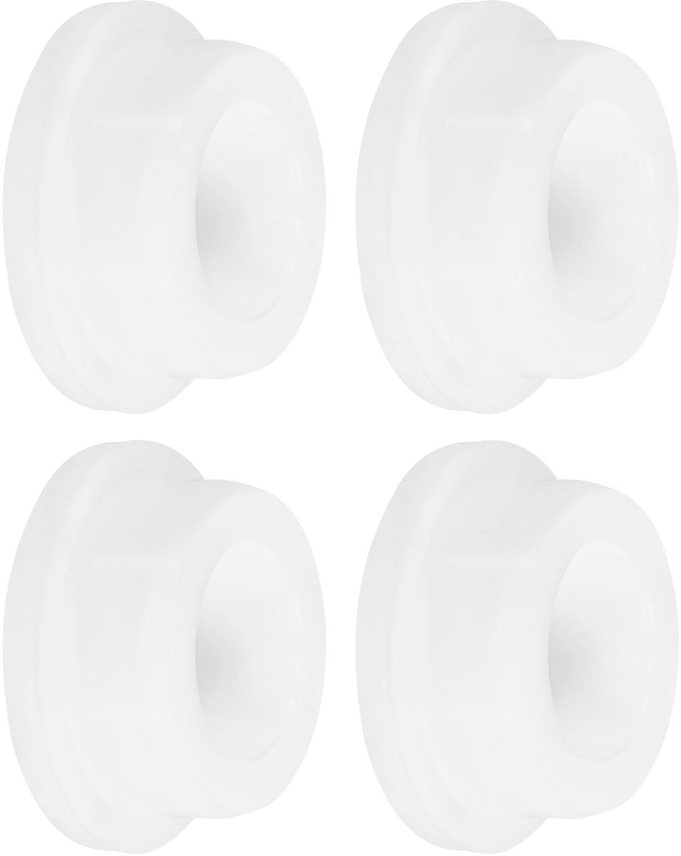 Dailygoods- Knopplug Waterdicht - 4 Stuks - Rubber/Siliconen - Temperatuurbestendig tot 250 °C - Eenvoudig te Installeren - Duurzaam - Rubberstop