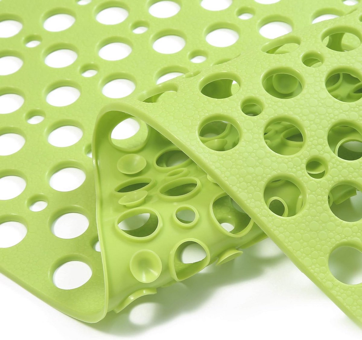 Antislip Badmat - Douchemat Zacht - Veilig Douchen - Extra Dik Flexibel - 76x43 cm - Groen