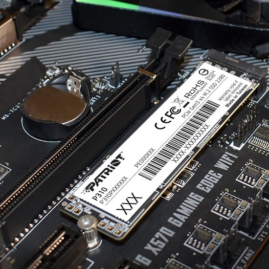 Interne SSD - Solid State Drive - Snelle Data Opslag - NVMe PCIe Gen3 x4 - 480GB - Zwart — afbeelding 3