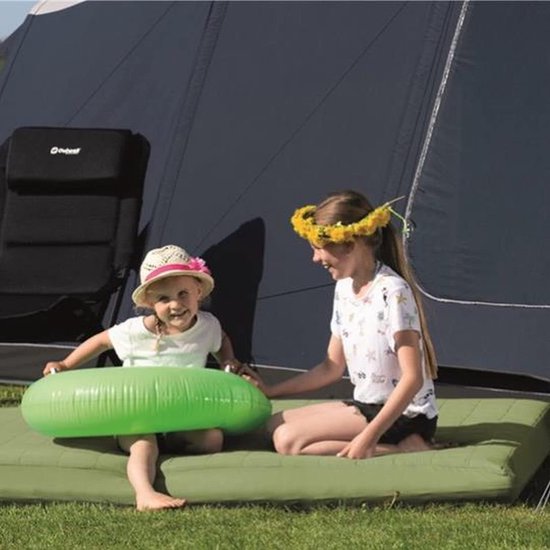 Slaapmat - Luchtbed Schuim - Kamperen Buiten - Geïntegreerd Schuimmatras - 9 cm Dik - Groen — afbeelding 3