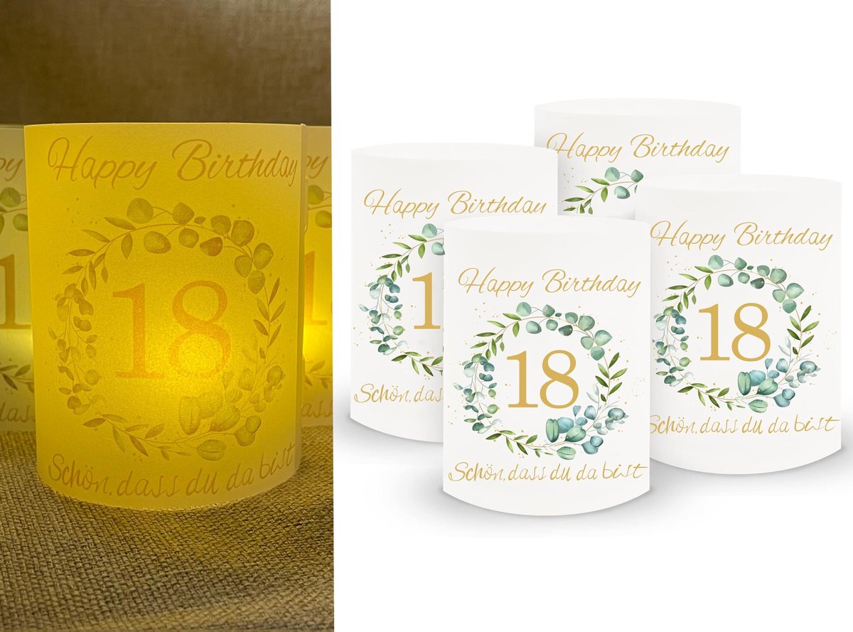 Dailygoods- Lichthoesjes 16 Stuks - Tafeldecoratie - Theelichtjes - Windlichten - Kaarsen - Communie Decoratie - 10 cm - Kaarsenhouder