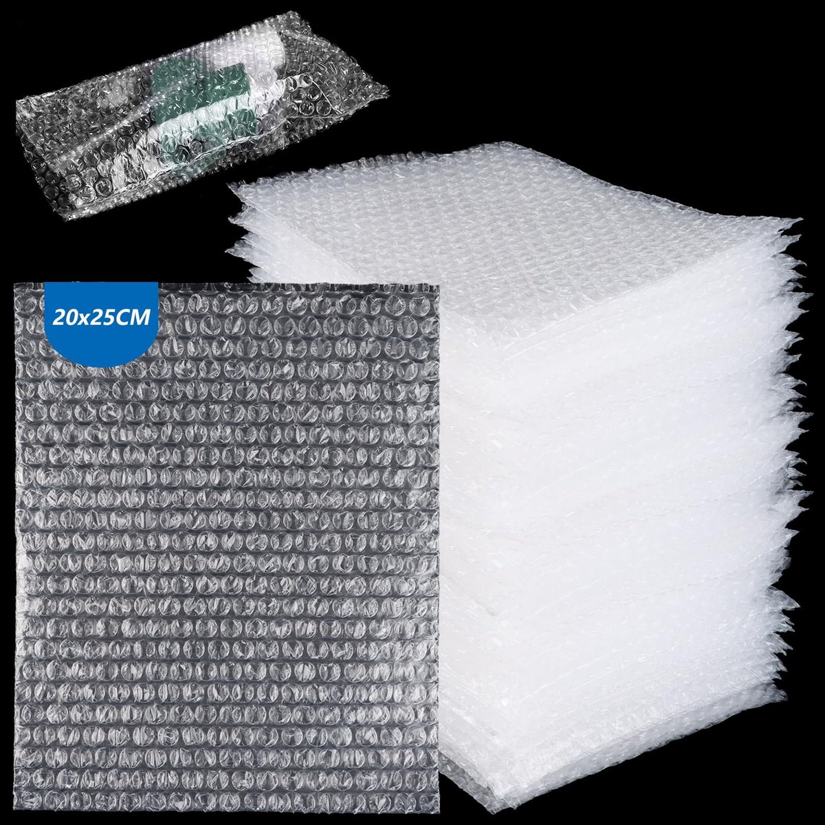 Dailygoods - 100 Stuks Luchtkussenzakken 20 x 25 cm voor Verpakking