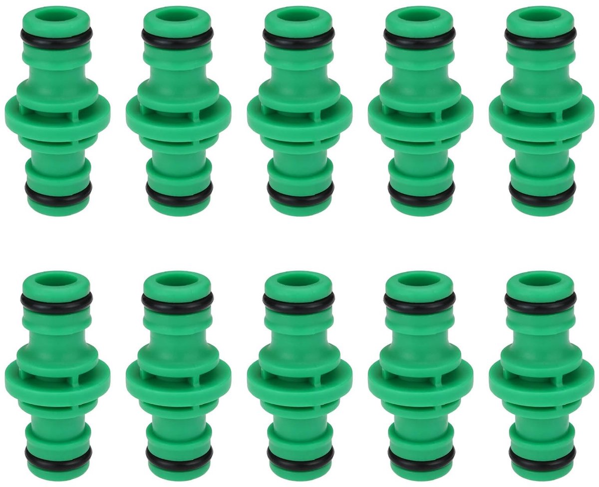 Dailygoods - 10 Stuks Tuinslangconnectoren 16 mm voor Waterpistolen en Slangen