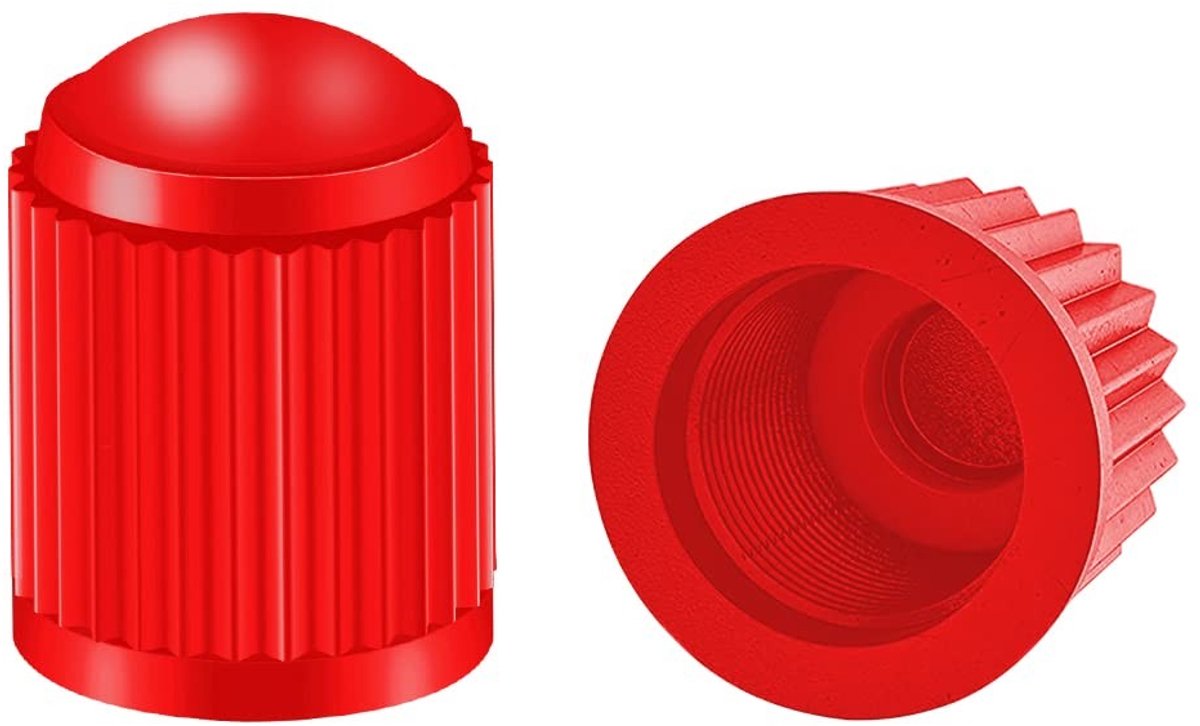 Dailygoods- Bandventieldoppen 30 stuks - Universele Ventieldoppen - Kunststof/Rubber - Stabiele Bandenspanning - Geschikt voor Auto/Fiets - Luchtdicht en Duurzaam - Ventieldop