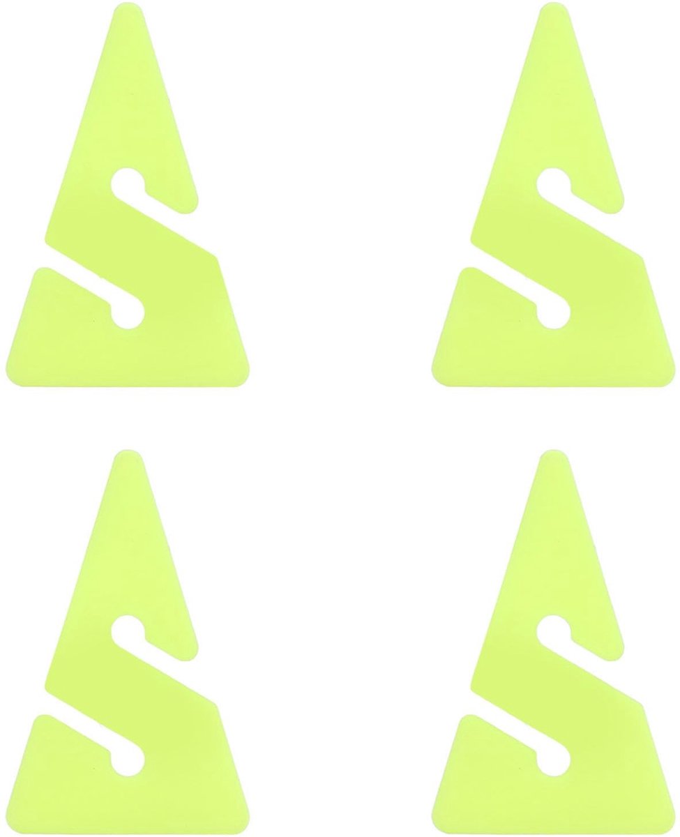 Dailygoods- Lijnmarker - 4 Stuks - Duurzaam ABS Materiaal - Opvallende Kleur - Voor Technisch Duiken - Inclusief Gids Touw - Duikmarker
