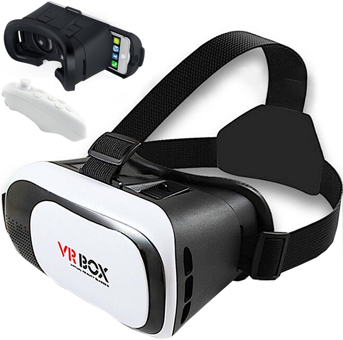 Dailygoods - Virtual Reality Bril voor Smartphones 3.5-6.3 Inch met Bluetooth Remote Control