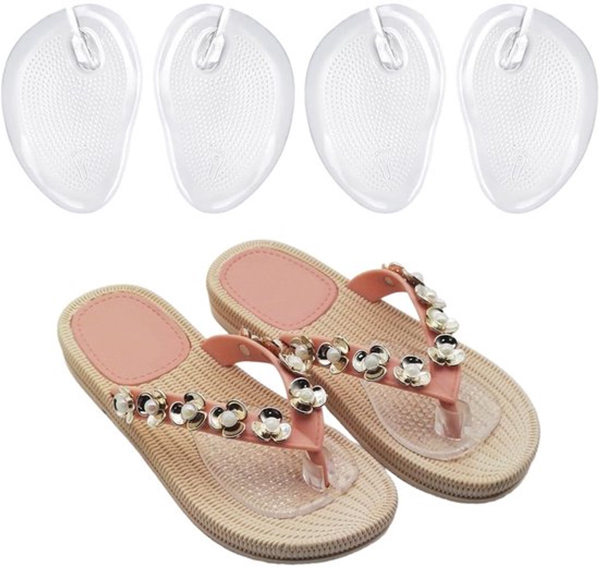 Dailygoods- Teenbescherming - Gelpad - Flip-Flop - Teenvrije Slippers