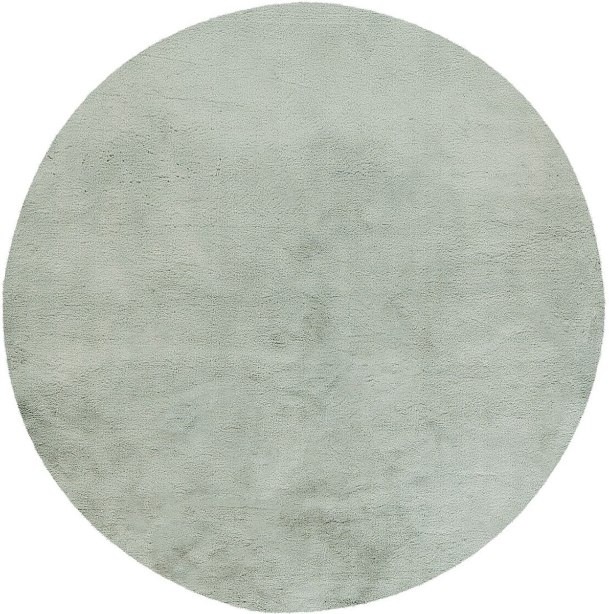Muratap Heaven Rond Fluffy Soft Hoogpolig Vloerkleed Pastelgroen- 160 CM Ø