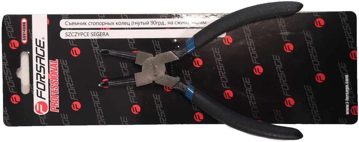 Forsage F-Serie - Extern Gebogen Seegerringtang - 140mm - 90°