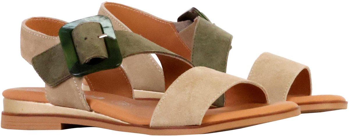Alenoa leren sandalen