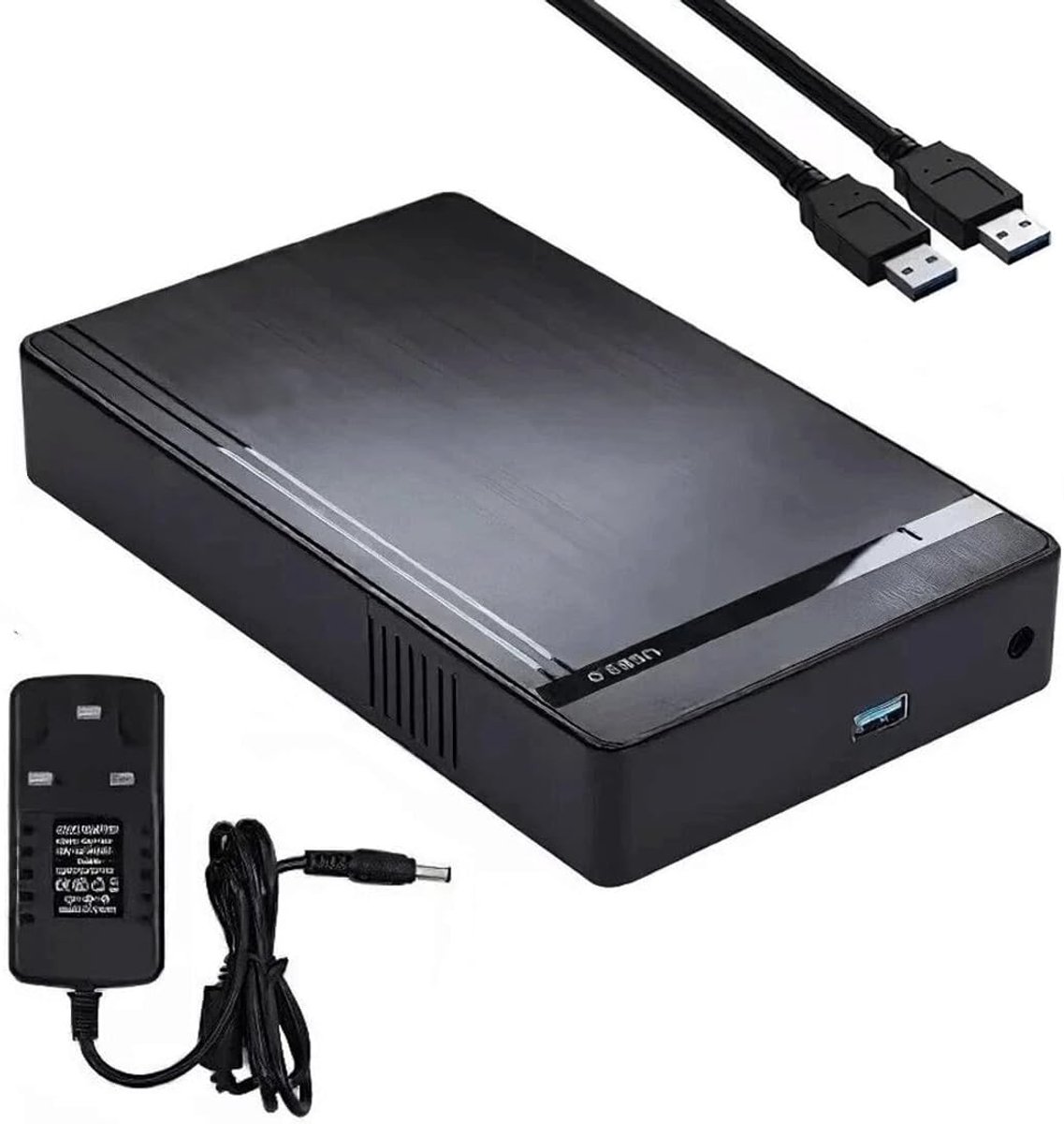 Harde Schijf Behuizing - Externe HDD Behuizing - Data Back-up - 5 Gbps Overdrachtssnelheid - 2.5/3.5 inch - Zwart