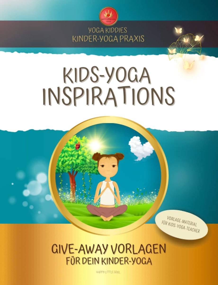 Kinder Yoga Vorlagen - Lesematerial Yoga - Lesematerial erstellen - 320 Vorlagen - 18.9 x 24.61 cm
