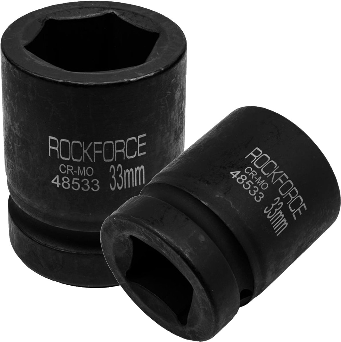 Rockforce RF-48533 - Diepe Dopsleutel - 1" 33mm - 6-Kant - CrMo Staal