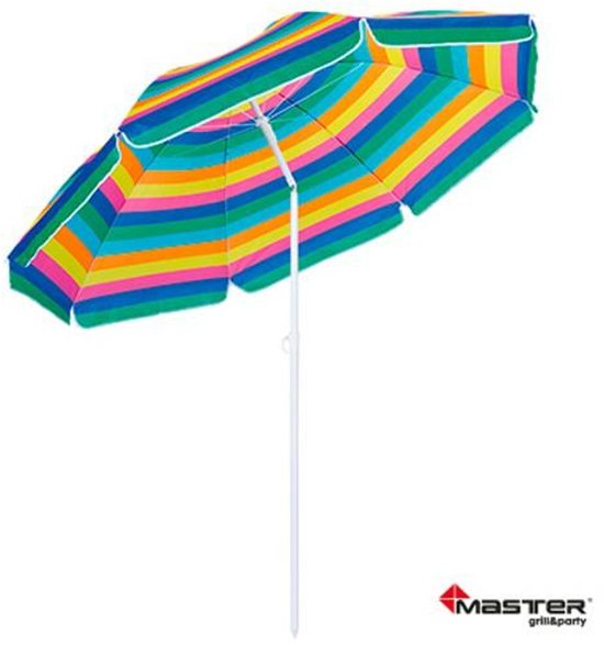 Master Grill&Party - Inklapbare tuin parasol - diameter 200cm