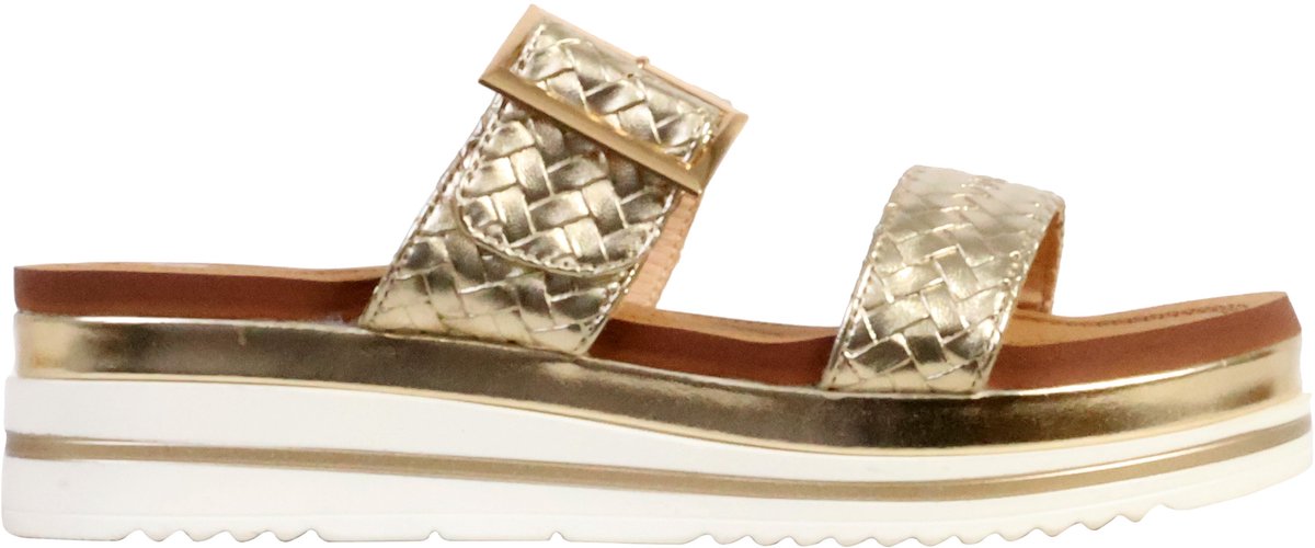 Sandalen met sleehak, om gewoon aan te trekken
