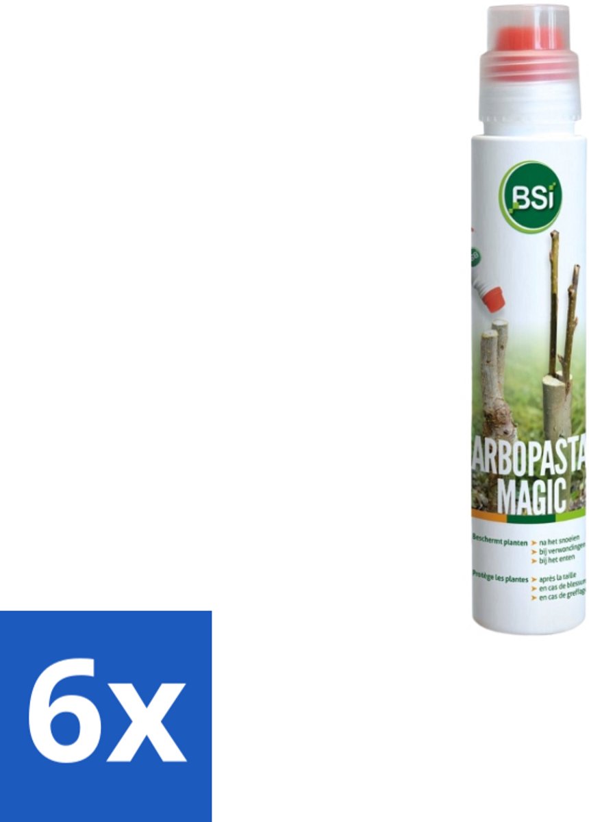 BSI – Arbopasta Magic – Elastisch Wondafdekmiddel – Voor Planten & Bomen - Voordeelverpakking - 6 stuks