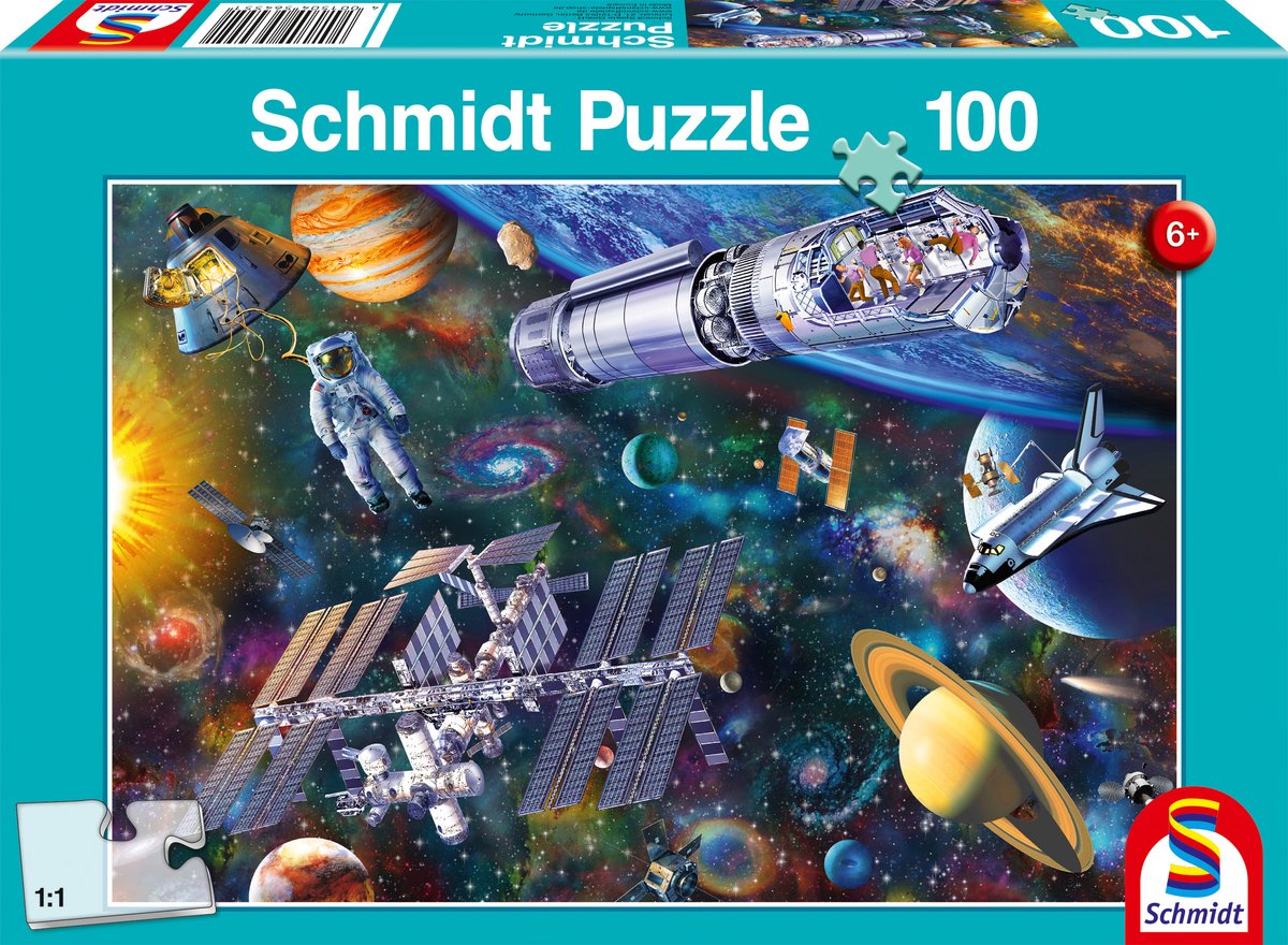 Schmidt - Legpuzzel - Ruimtepret - 100 stukjes - Kinderen - vanaf 6 jaar