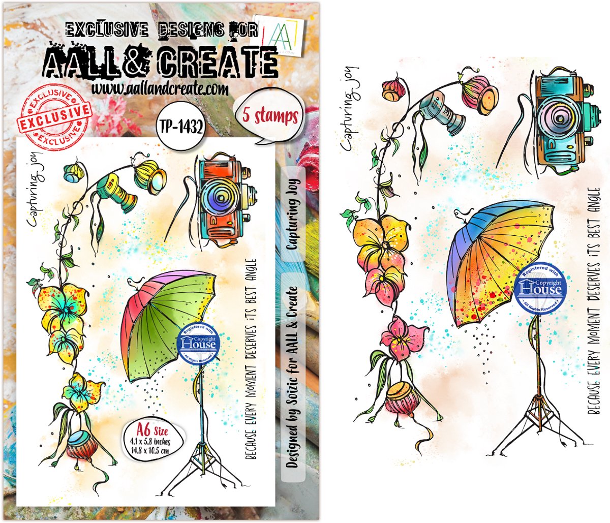 Aall & Create clearstamp A6 - Capturing joy