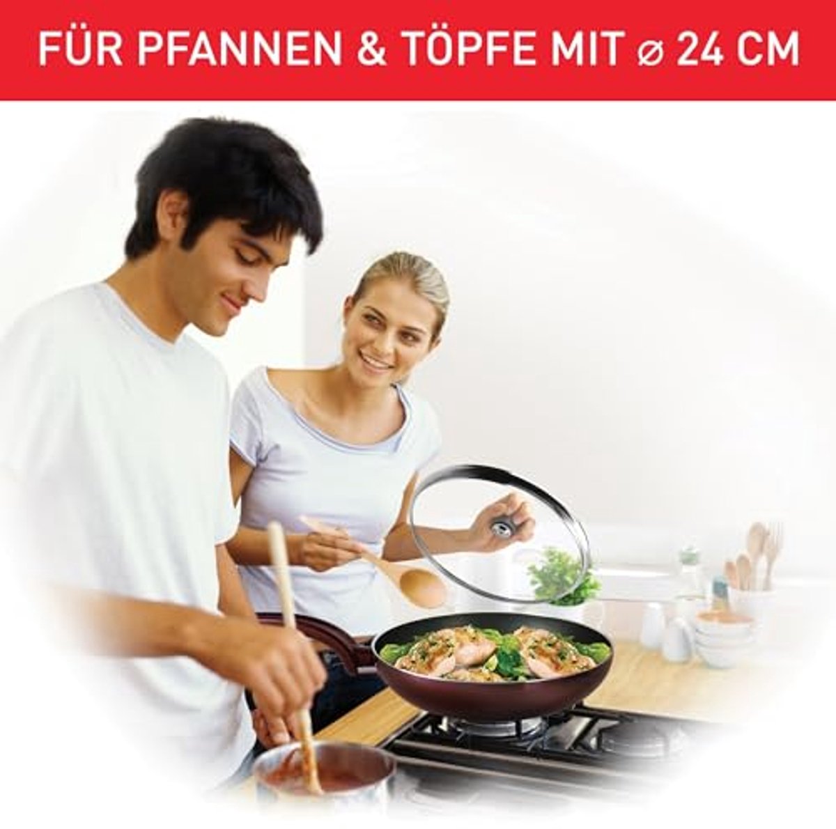 Tefal Tefal Glazen Deksel Ø24 cm - afbeelding 4