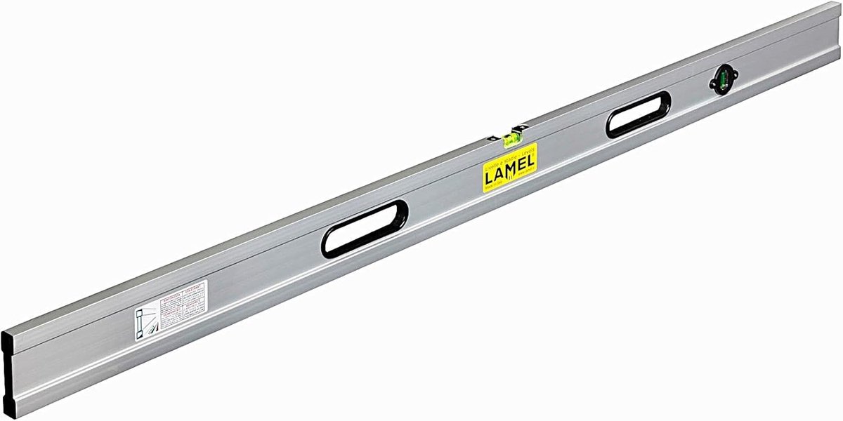 Aluminium Treeplank - Vloer Leg Hulp - Vloeren Leggen Precisie - Versterkt Dubbel Profiel - 200 cm Lengte - Zilver