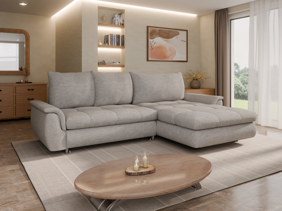 Hoekbank BOSCO wooneiland - Hoeksalon - betaalbare zitbank en sofas RECHTS