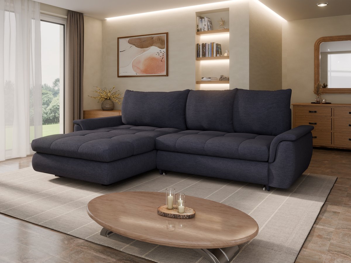 Hoekbank BOSCO wooneiland - Hoeksalon - betaalbare zitbank en sofas LINKS