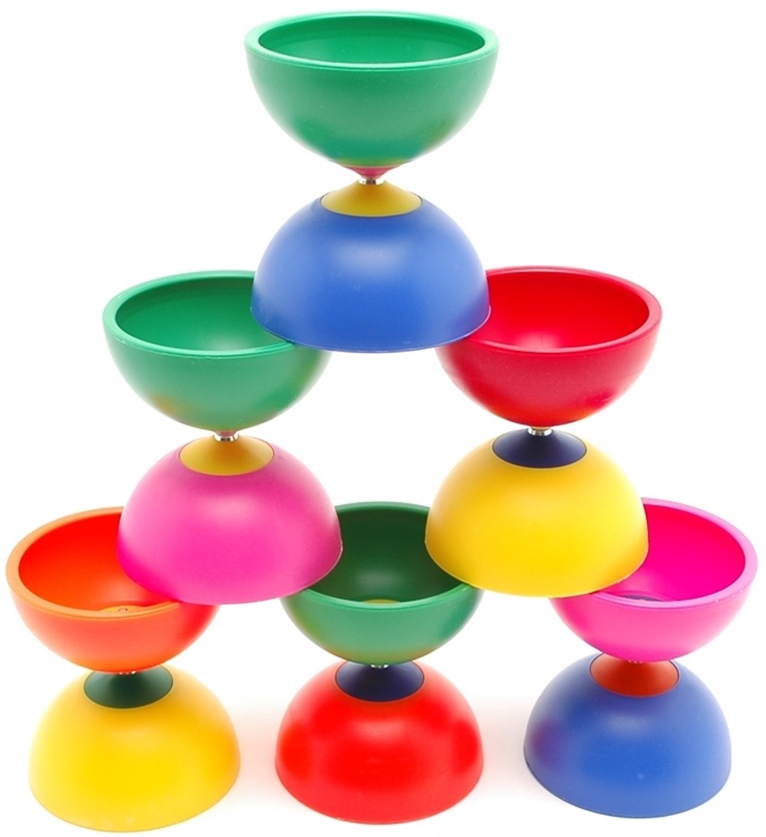 Mr Babache diabolo speelgoed Millenium Rainbow voor beginners.
