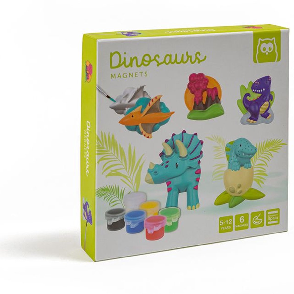 Knutselset magneten maken dinosaurus - EurekaKids - vanaf 5 jaar