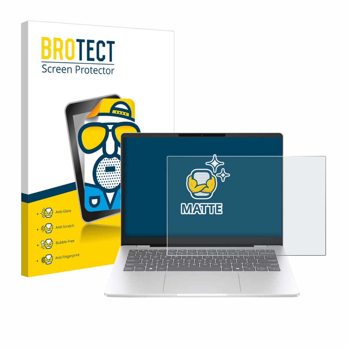 BROTECT - Screenprotector voor HP OmniBook 7 14" Laptop AI - Folie Beschermfolie matte