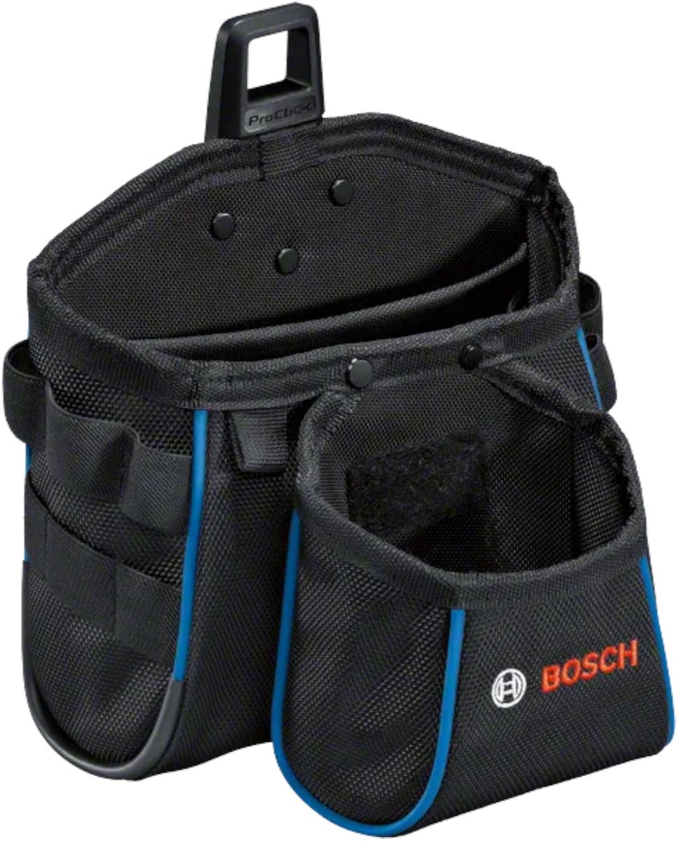 Bosch professional proclick gwt 2 gereedschapstas - voor gereedschapsgordel - zwart afbeelding