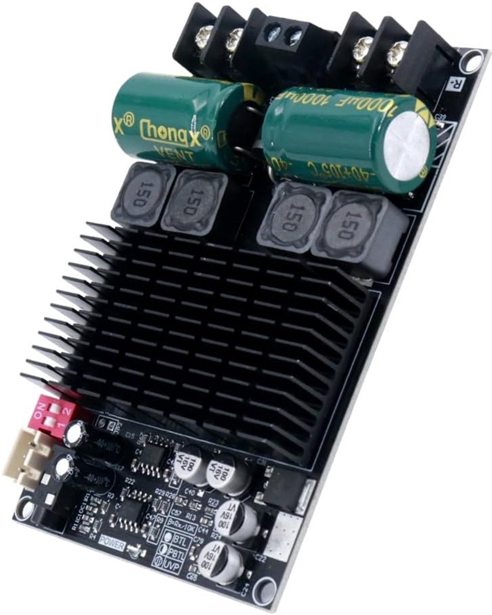 Digitale Versterker Board - Audio Module - Krachtige Audio - Twee Kanaals - 200W Mono - Zwart