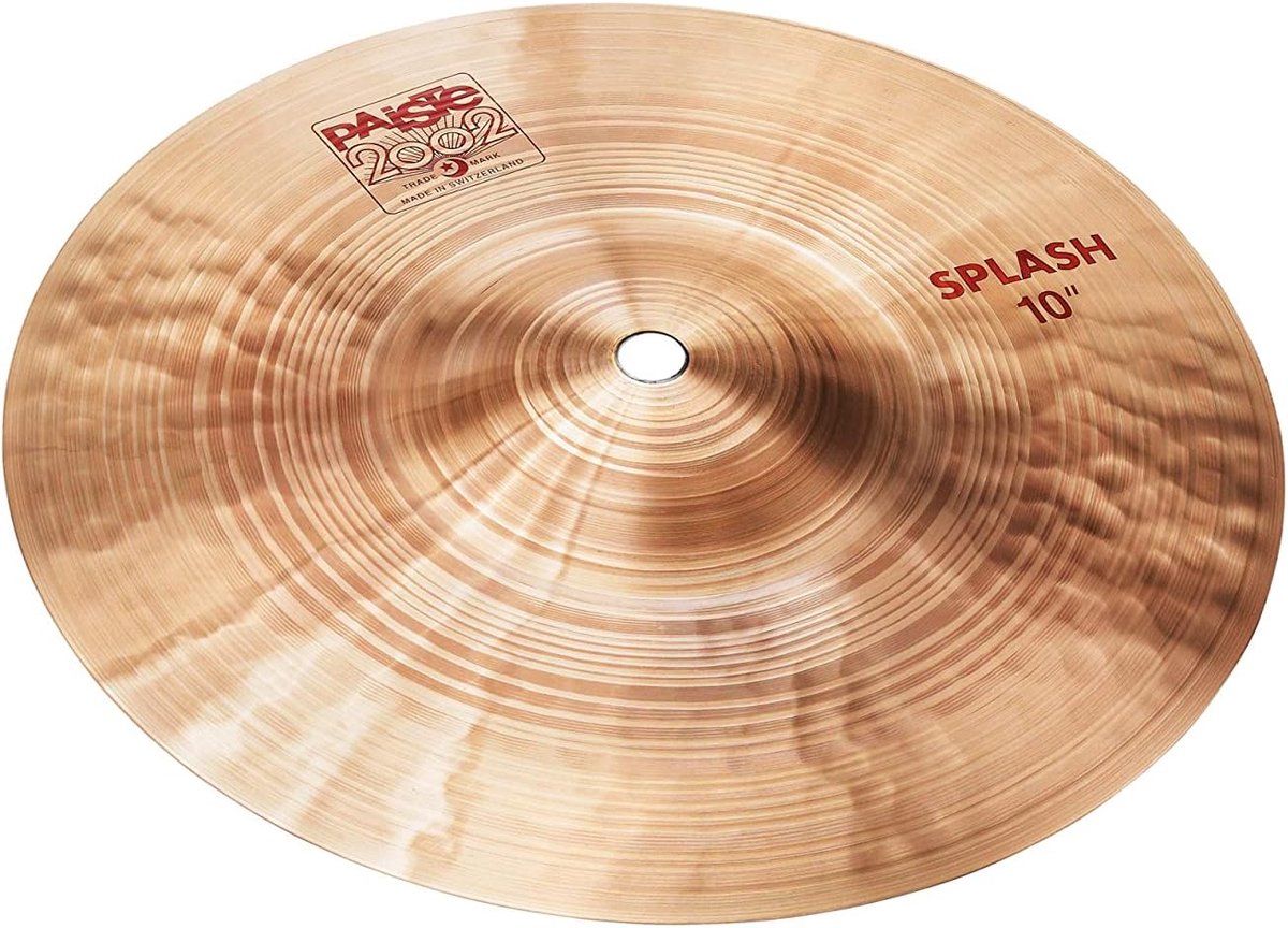 Splash Bekken - Effectbekken - Muziek Maken - Zeer Dun Ontwerp - 10 Inch - Brons