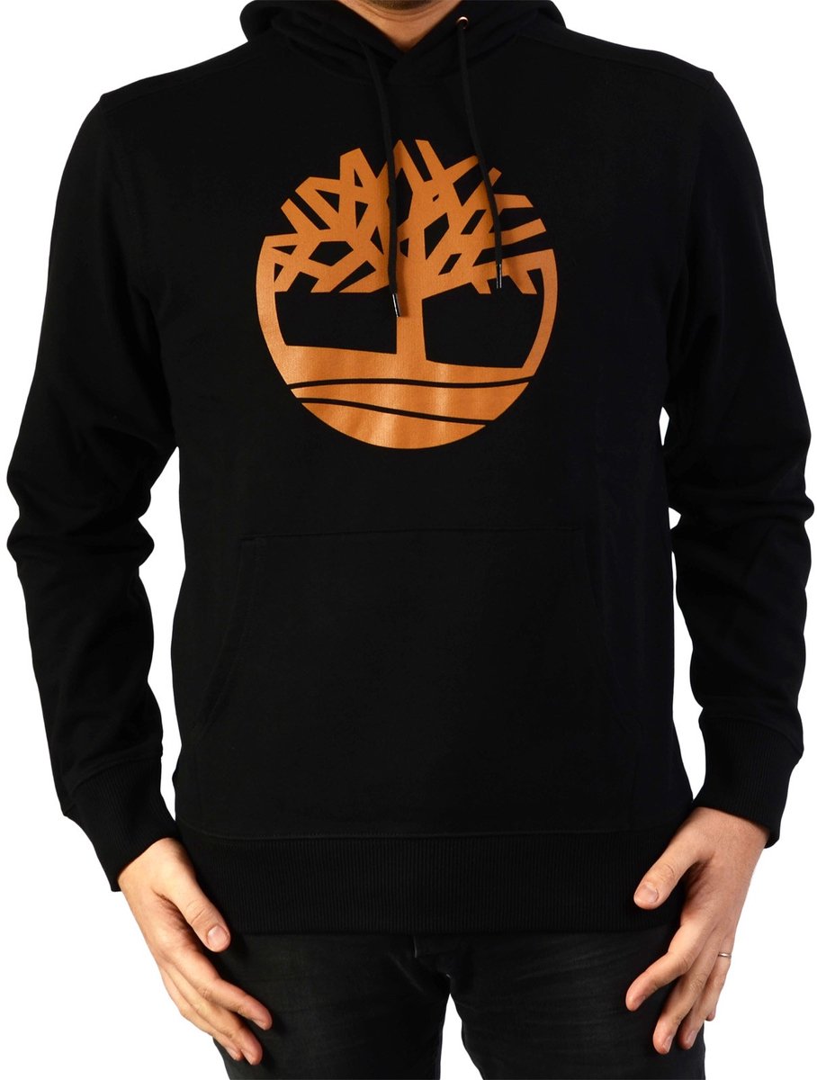 Core Tree PO Hood LB-hoodie Zwart