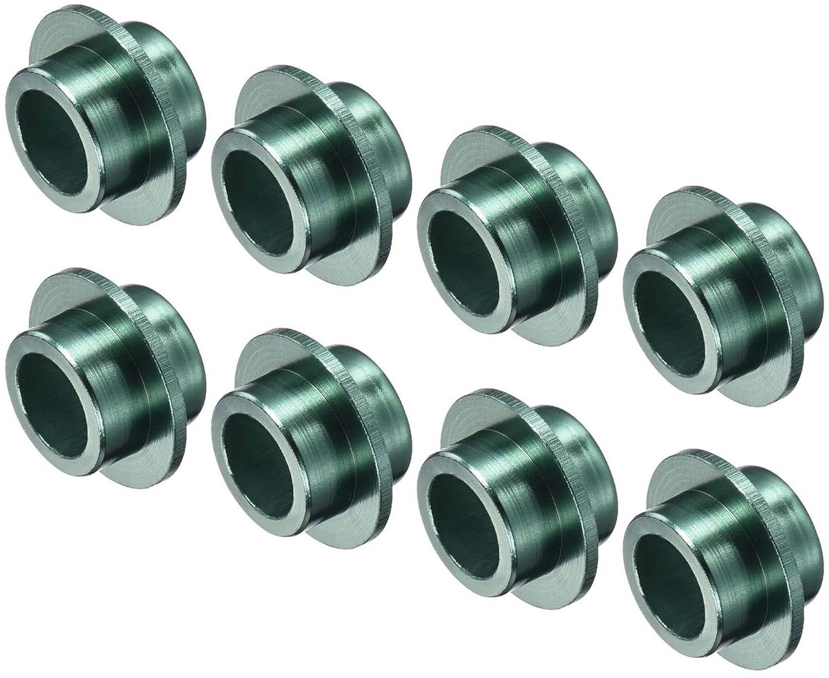 Inline Skate Spacers Wiel Center Aluminium Rolschaats Onderhoud Hoge Slijtvastheid 11.6 x 8 mm Groen