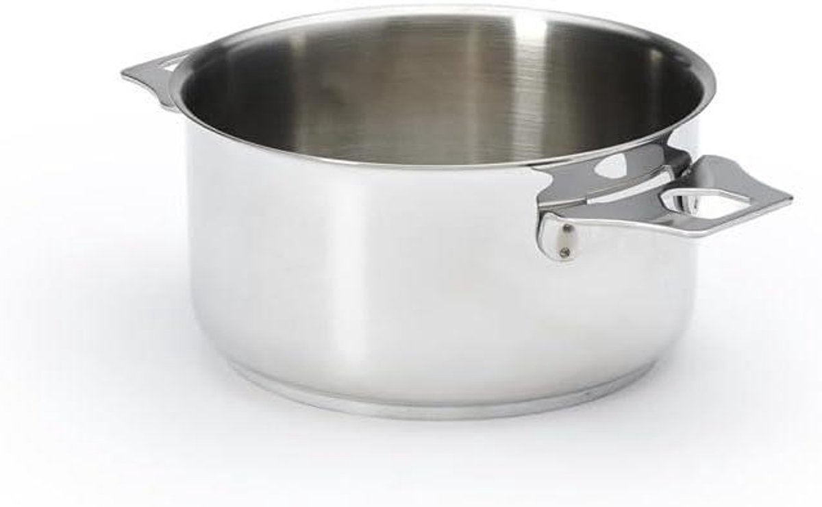 Kookpan - Sauspan Braadpan - Koken - Roestvrij staal - 14 cm - Zilver