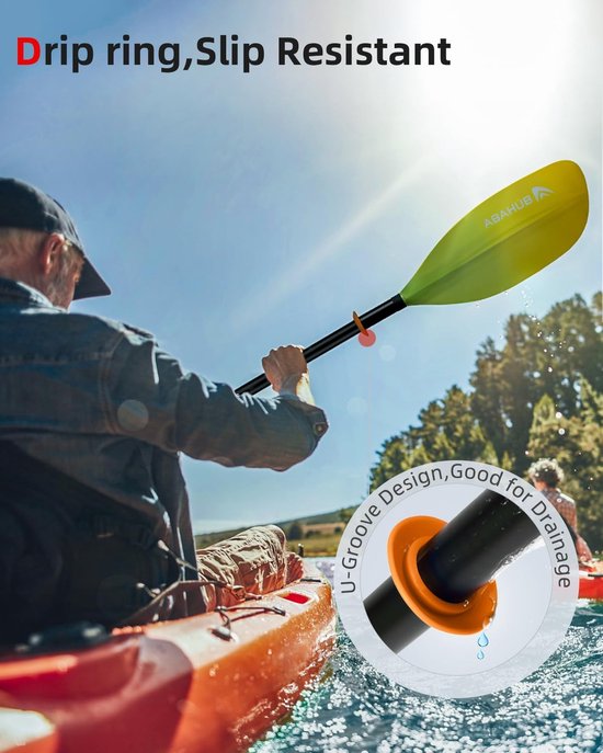 Kayak Paddle - Dubbele Peddel - Watersport - Verstelbaar 210-230cm - 3 Delen - Meerdere Kleuren — afbeelding 3