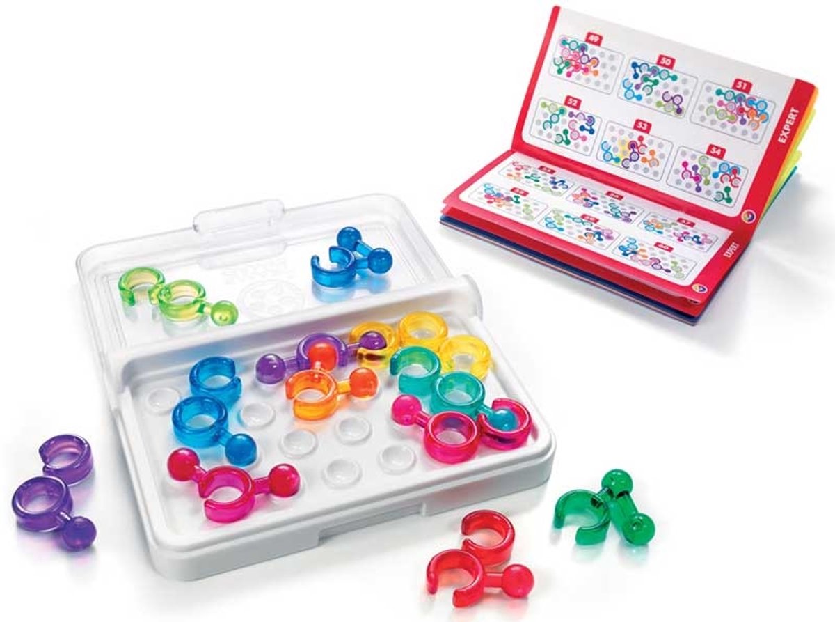 SmartGames IQ-Link puzzel: compact denkspel met 120 opdrachten thumbnail 5