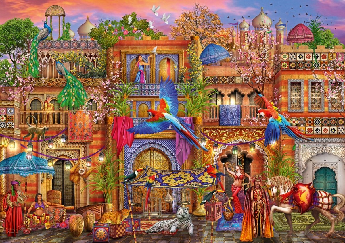 Marchetti Ciro - Arabian Street (4000 stukjes, kunst puzzel)