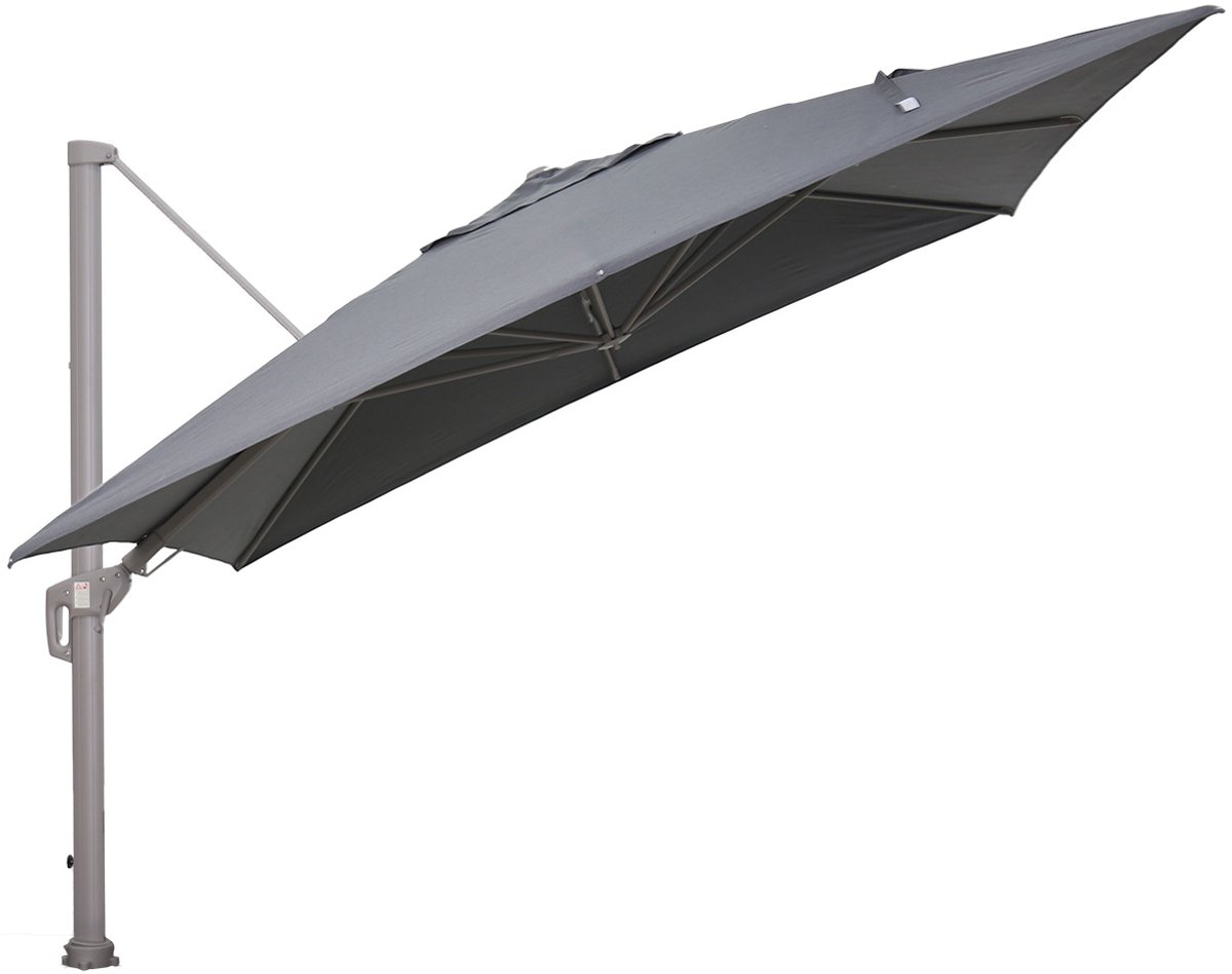 Garden Impressions Hawaii Big Pole II zweefparasol 350x350 taupe/royal anthracite – foto 5