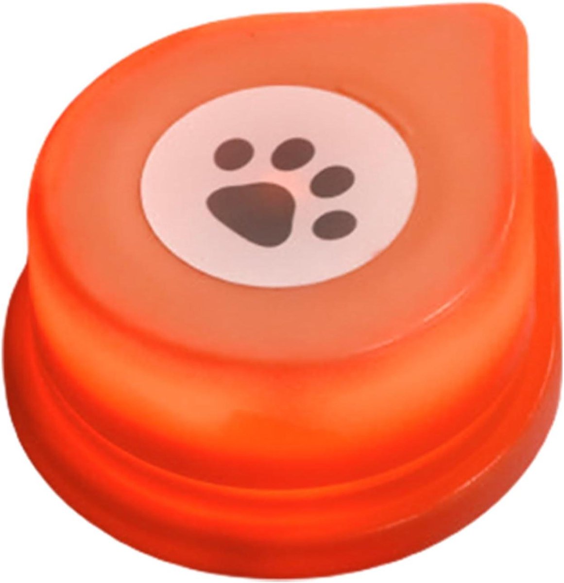 Communicatie Knoppen - Antwoord Zoemers - Interactief Spel - Aanpasbare Geluiden - 10 x 10 x 5 cm - Oranje