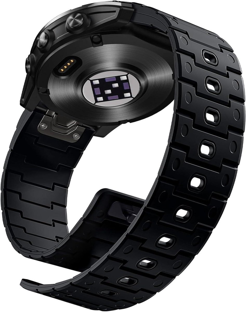 Garmin Fenix Horlogeband - Sportband QuickFit - Outdoor Activiteiten - Magnetische Sluiting - 22 mm - Zwart