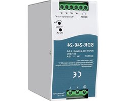 DIN-rail voeding 24V 240W AC 100-240V 2.6A DC 24V 10A voor industriële automatisering en verdeelkasten
