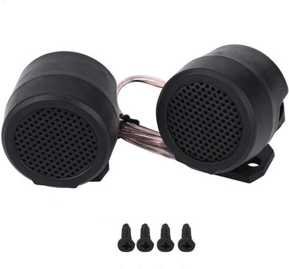 2 stks 12 V 500 W Auto Ronde Super Power Luid Audio Luidspreker Tweeter Luidspreker