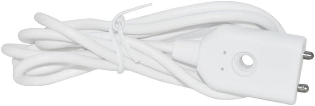 Waterlekkage Sensor - Waterdetector Lekmelder - Waterniveau Bewaken - Roestvrijstalen Sonde - 2 Meter Kabel - Wit