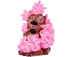 Koraal Ornamenten - Kunstmatig Koraal Decor - Aquarium Decoratie - Milieuvriendelijk Hars Materiaal - 2.5 x 4 cm - H Stijl