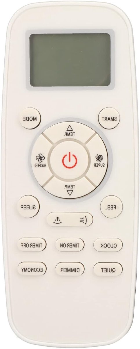 Universele Afstandsbediening voor Airconditioning, Ergonomisch Ontwerp, Geschikt voor Hisense DG11L1, Dg11l1 03 en Dg11l1 04, Betrouwbaar en Gebruiksvriendelijk