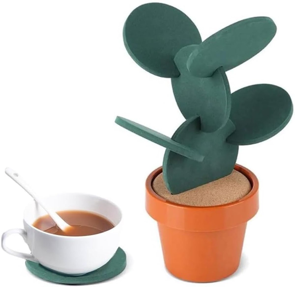 Set van 6 Onderzetters voor Keuken, Eettafel en Bar - Duurzaam en Stijlvol Design