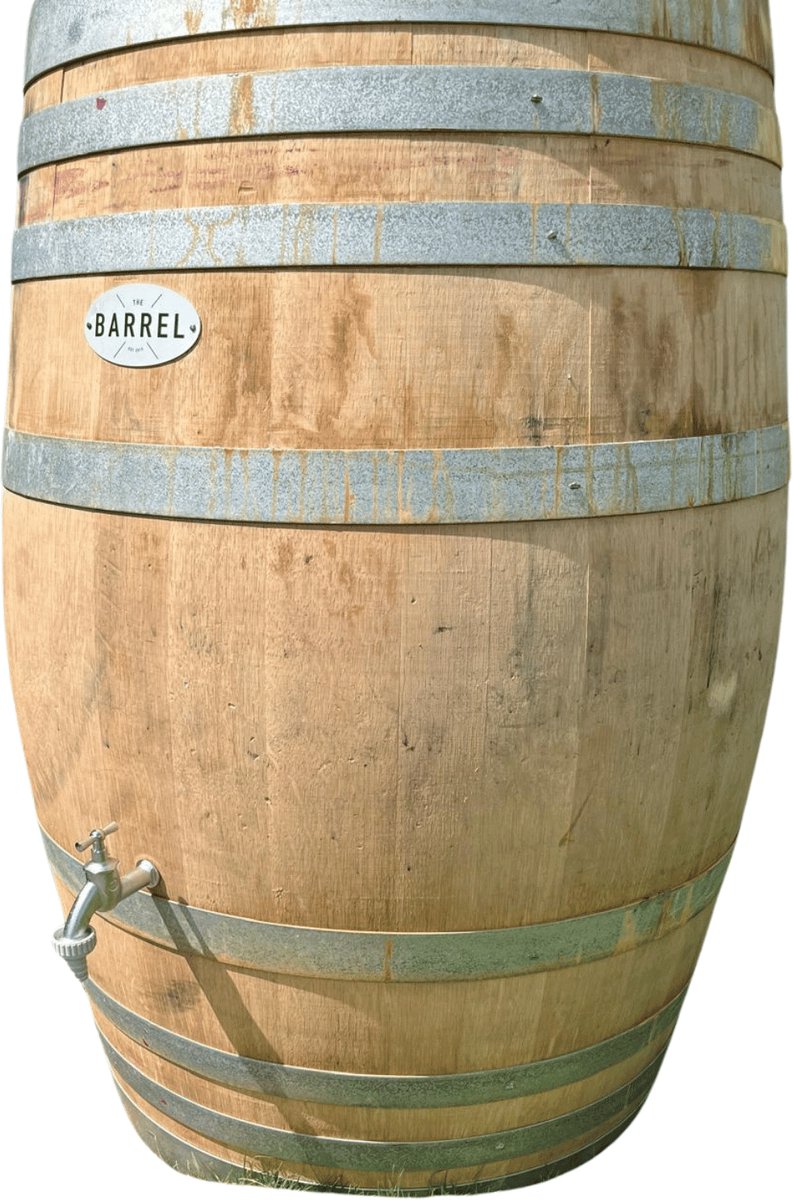 Wijnvat - Regenton - 300 Liter (gebruikt) Eikenhout - Deksel Vast