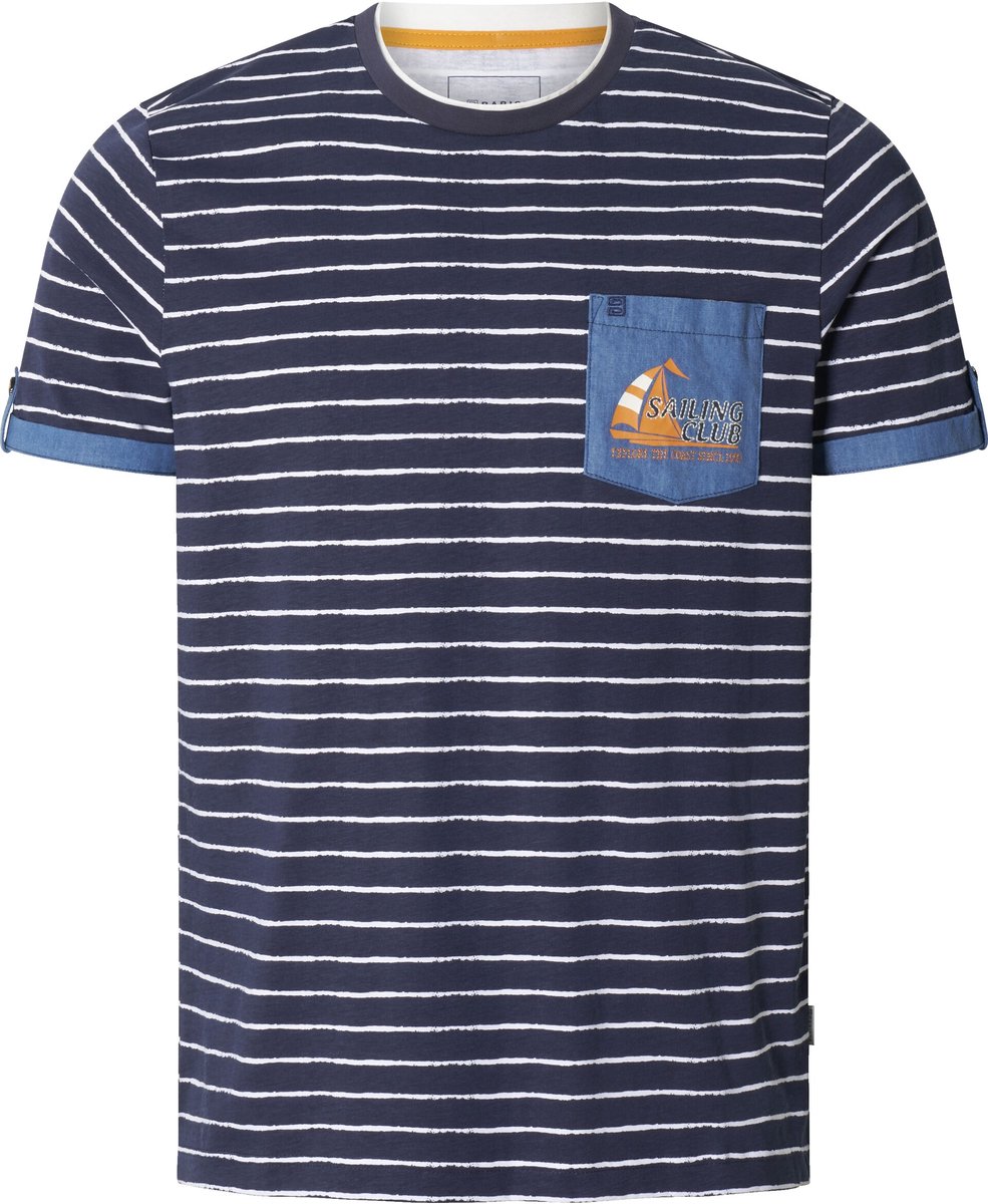 Babista herren T-Shirt - 68/70 - donkerblauw - Plus Size