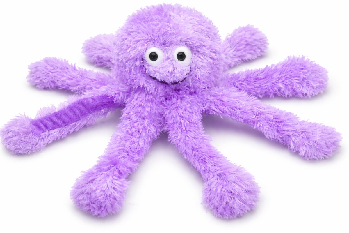 Hondenspeelgoed Baby Octopus Paars 25 cm